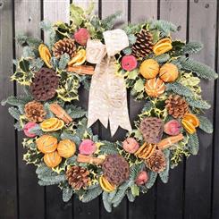 Festive Fruits Wreath
