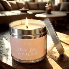 Trailing Wisteria Classic Tin Candle