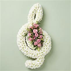 Treble Clef Funeral Tribute