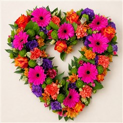 Fondest Memories - Bright and Colouful Heart Tribute